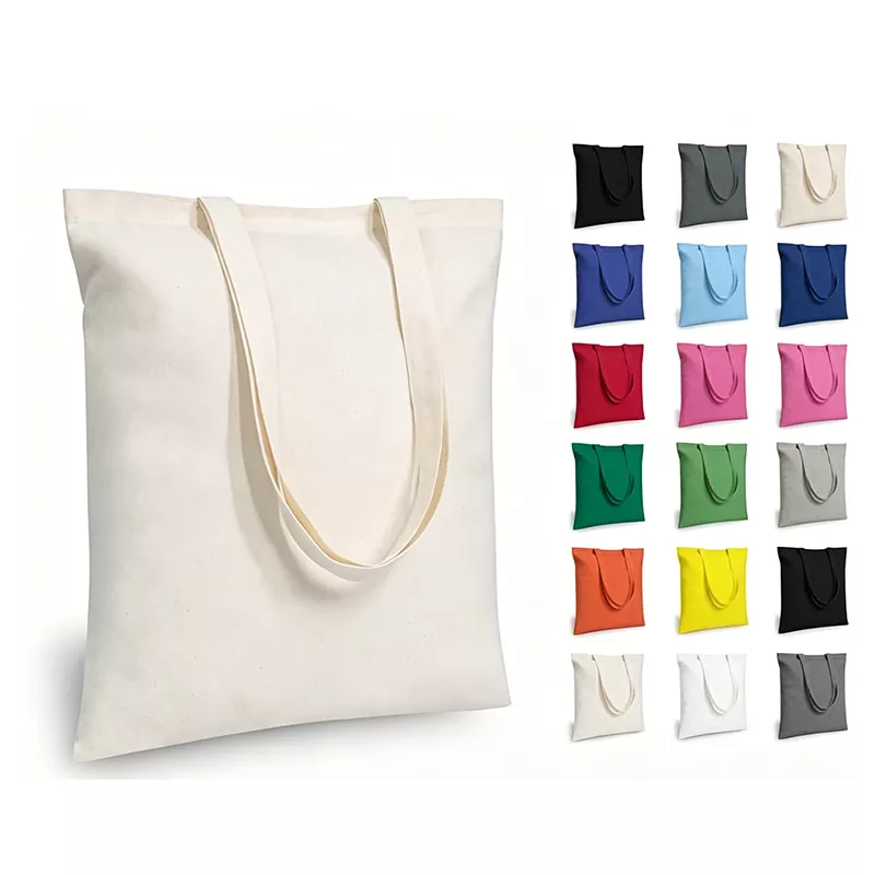 Sac fourre-tout en toile avec logo personnalisé écologique