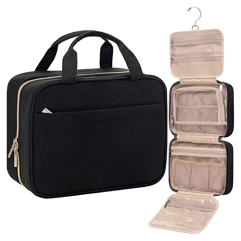Sac cosmétique de voyage suspendu pliable