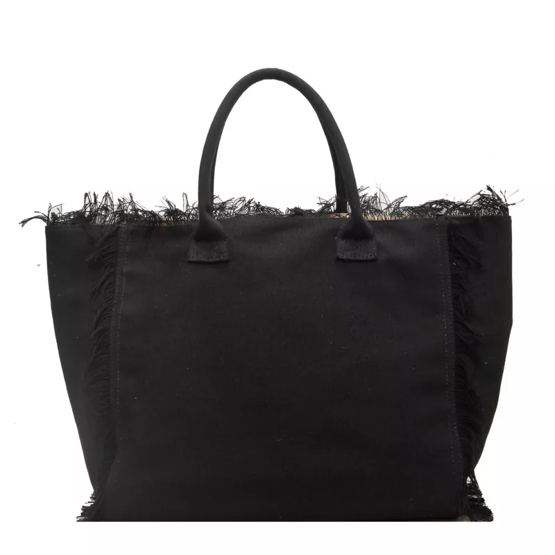 Sac fourre-tout en toile avec logo personnalisé de grande capacité