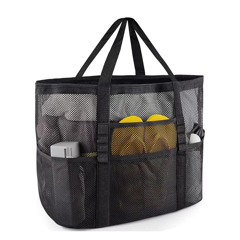 Grand sac fourre-tout de plage en maille